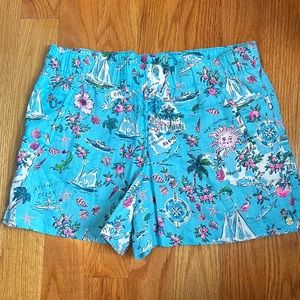 BNWT Lilly Pulitzer Lilo Linen Shorts
